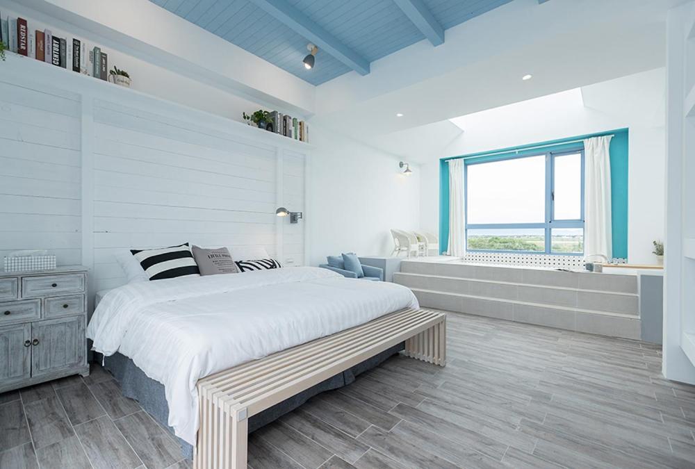 Appartamento Blue White Wujie Esterno foto