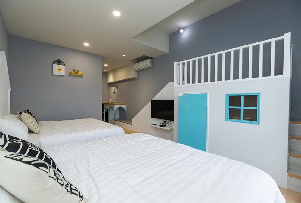 Appartamento Blue White Wujie Esterno foto
